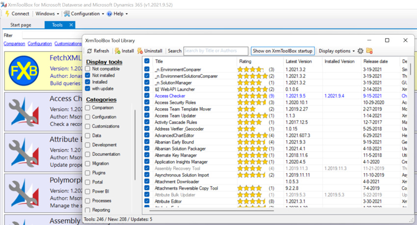 How to hide the Tools library in Dynamics 365 CE XrmToolBox